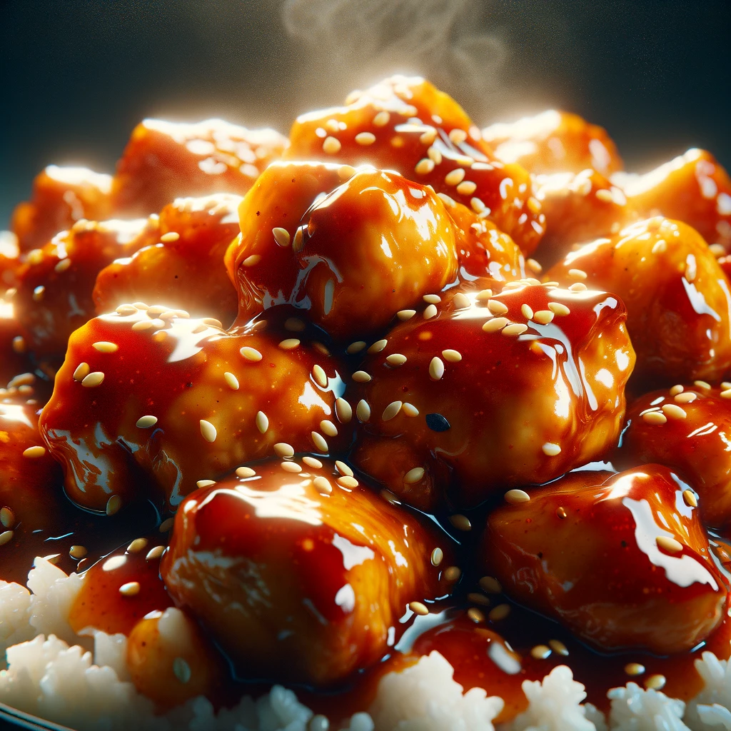 SPICY HONEY GARLIC CHICKEN
