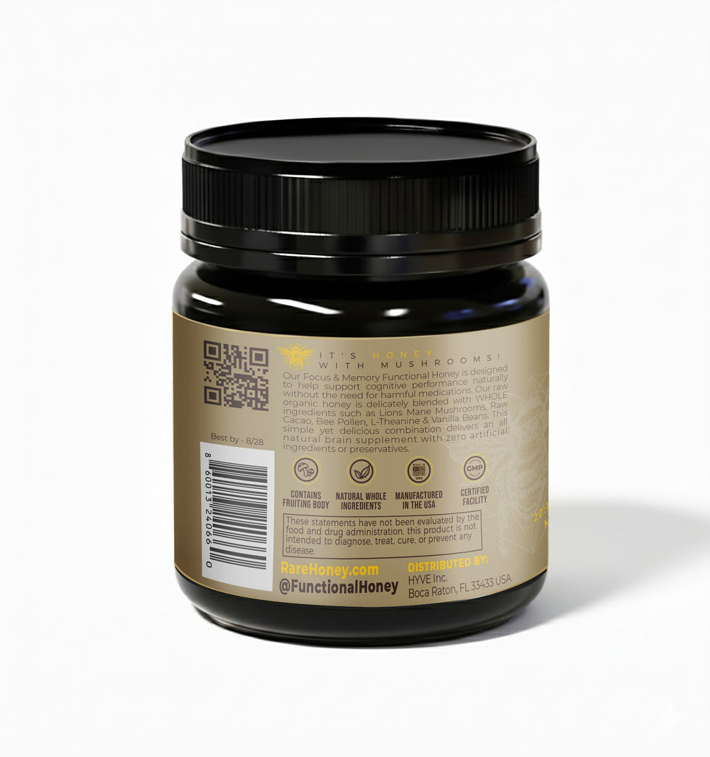 HYVE Mind - Focus & Memory Functional Honey Jar - 8oz